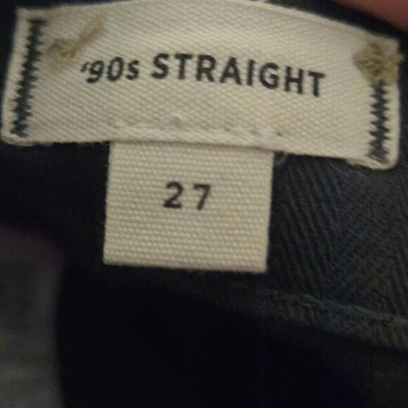 Madewell The Garment Dyed 90s Straight Leg Cargo Pants Size 27 - Picture 9 of 11